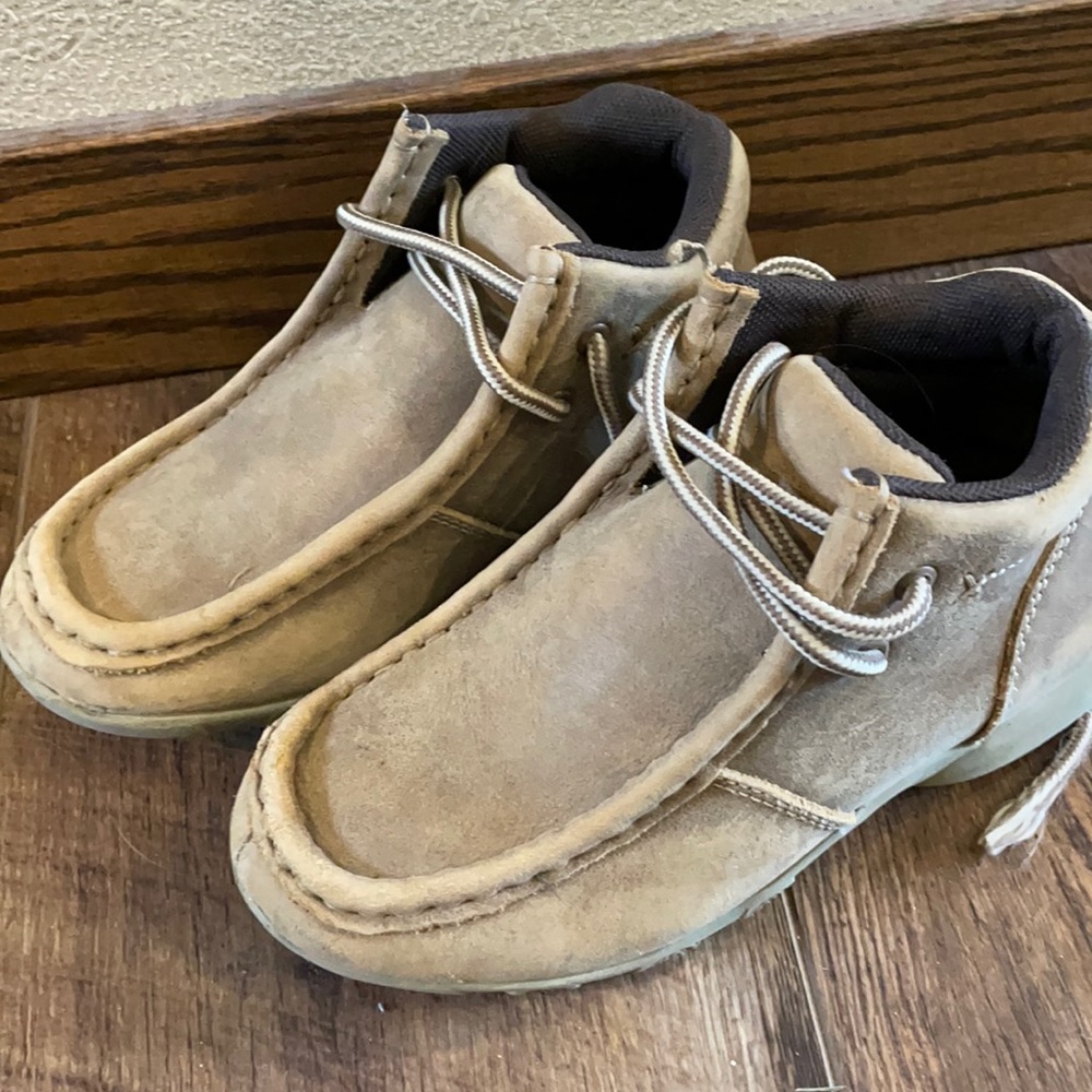 Tan roper Mocs